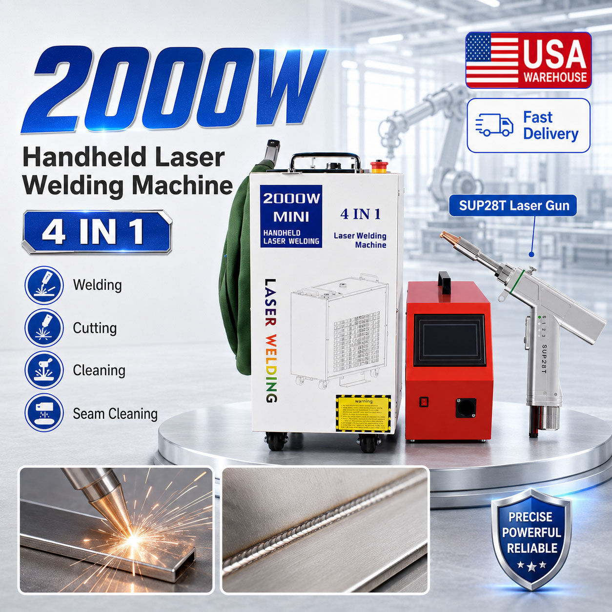 Laser Soldering Machine Handheld - Máquina de Soldagem a Laser de