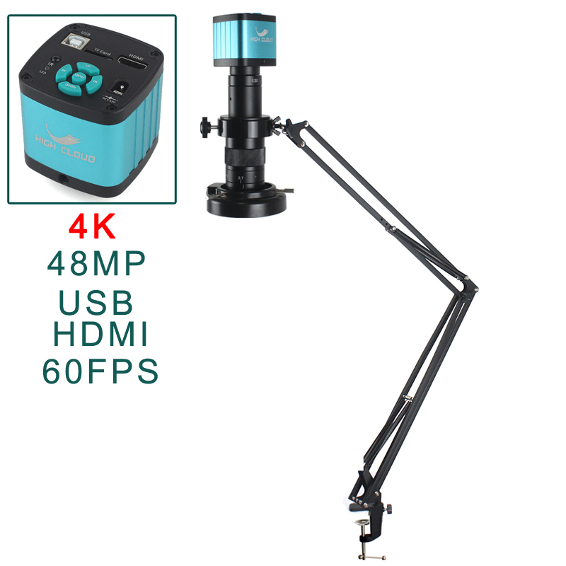 4K Microscope Camera Sony Sensor - Câmera de microscópio digital de vídeo,