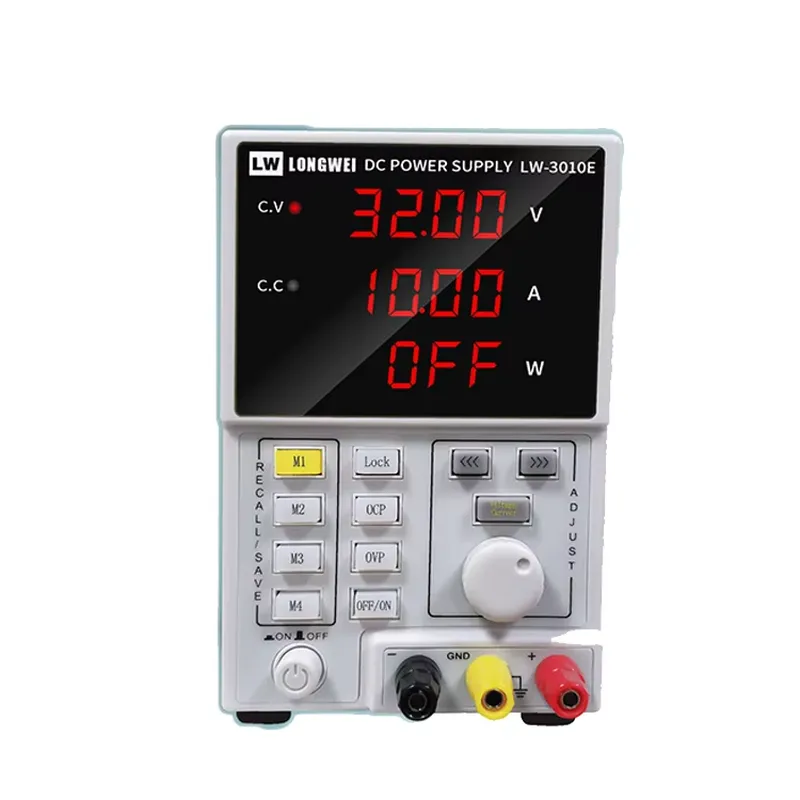 High Precision Dc Power Supply 30V 10A - Fonte de alimentação CC ajustável de