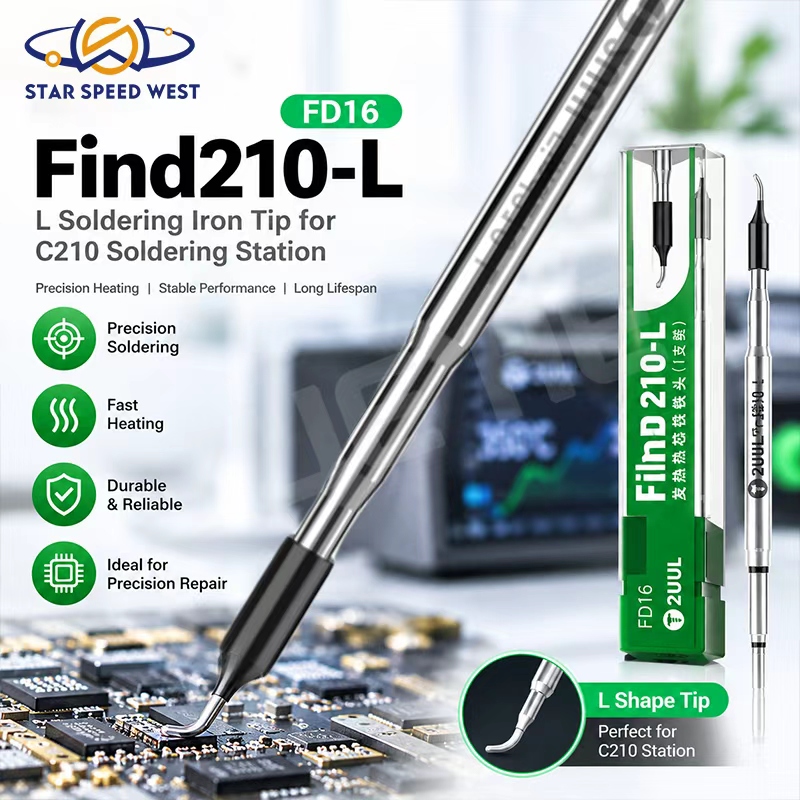 C210 Precision Soldering Station - Ponta de Ferro de Solda 2UUL