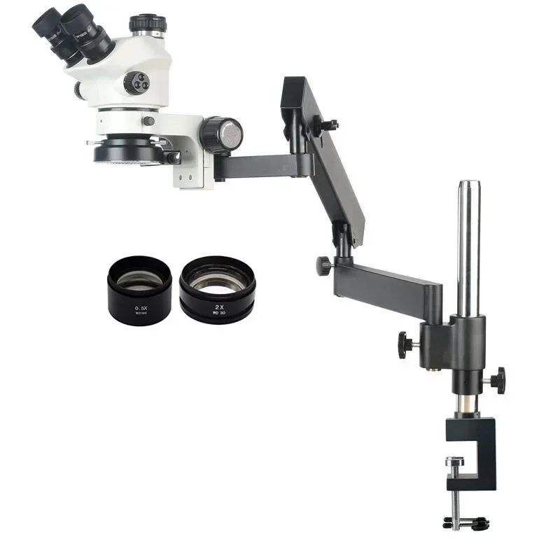 Articulating Arm Boom Stand Microscope - Novo Microscópio Estéreo Trinocular 2026 com