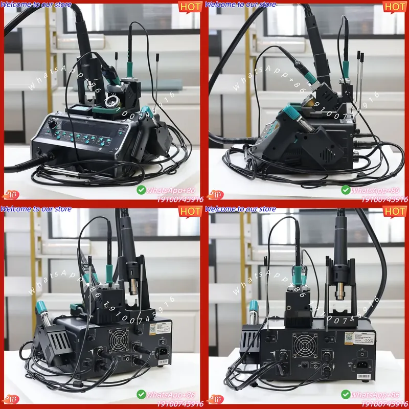 Desoldering Pump Electric Vacuum Station - Estação de Solda 5 em 1