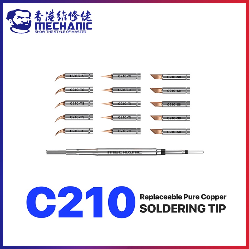 C210 Precision Soldering Station - Ponta de Ferro de Solda MECHANIC