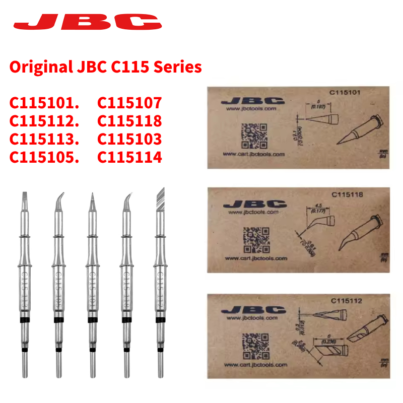 C115 Nano Soldering Iron Station - Ponta de Ferro de Solda JBC