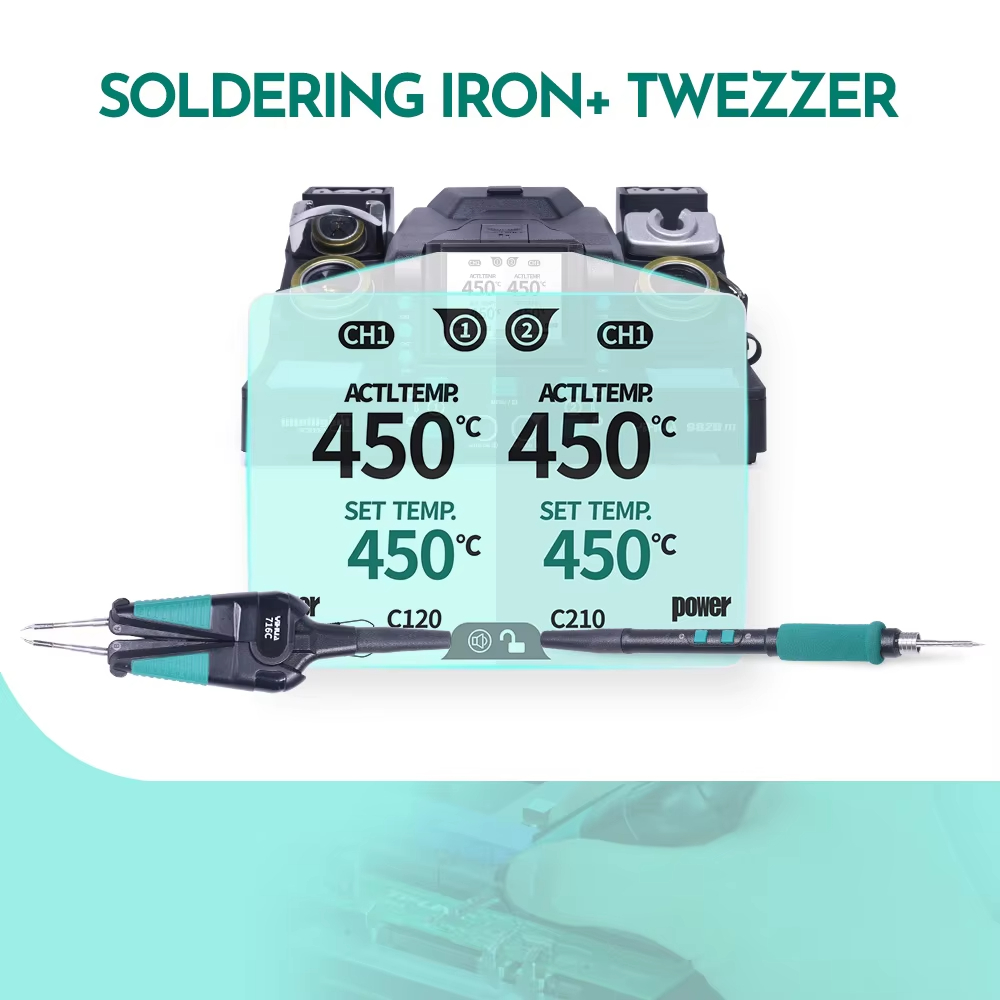 C210 Precision Soldering Station - Para estação de retrabalho de micro
