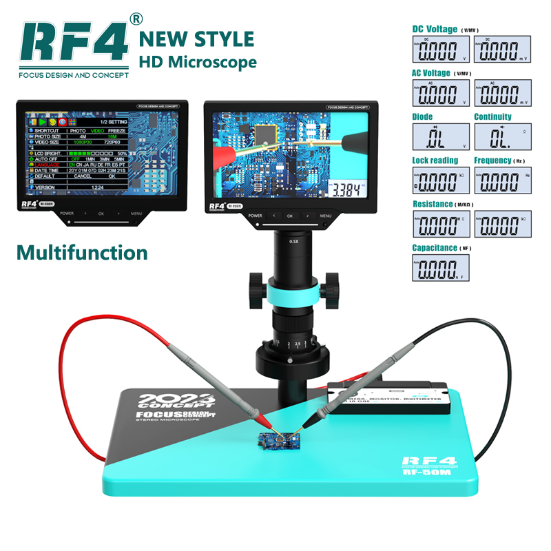 1080p 4k hdmi usb industrial c - Simul-Focal Industrial Microscope 4K Hdmi avaliação e preço