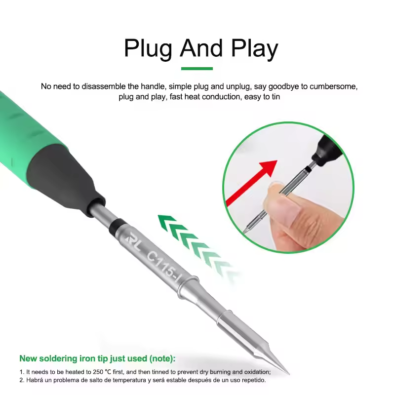 Relife C115-K/I/is nano-nível  - C115 Nano Soldering Iron Station avaliação e preço