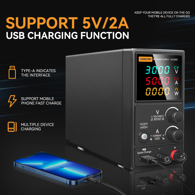 Fonte de Alimentação Regulada  - High Precision Dc Power Supply 30V 10A avaliação e preço