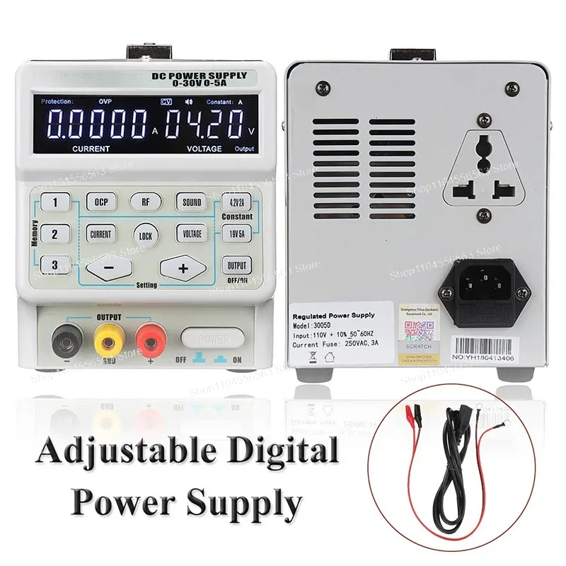 Fonte de Alimentação Digital A - High Precision Dc Power Supply 30V 10A avaliação e preço
