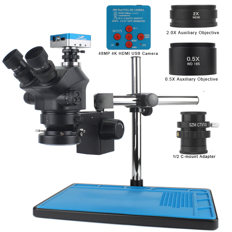 Câmera de Vídeo HDMI USB 4K 48 - Simul-Focal Industrial Microscope 4K Hdmi avaliação e preço