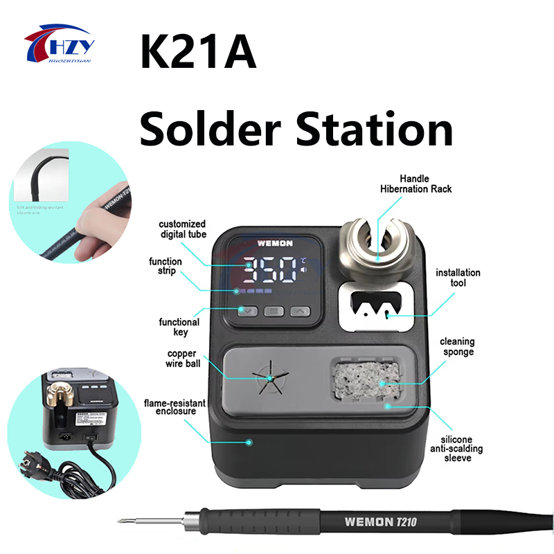 Estação de Soldagem WEMON K21A - C210 Precision Soldering Station avaliação e preço