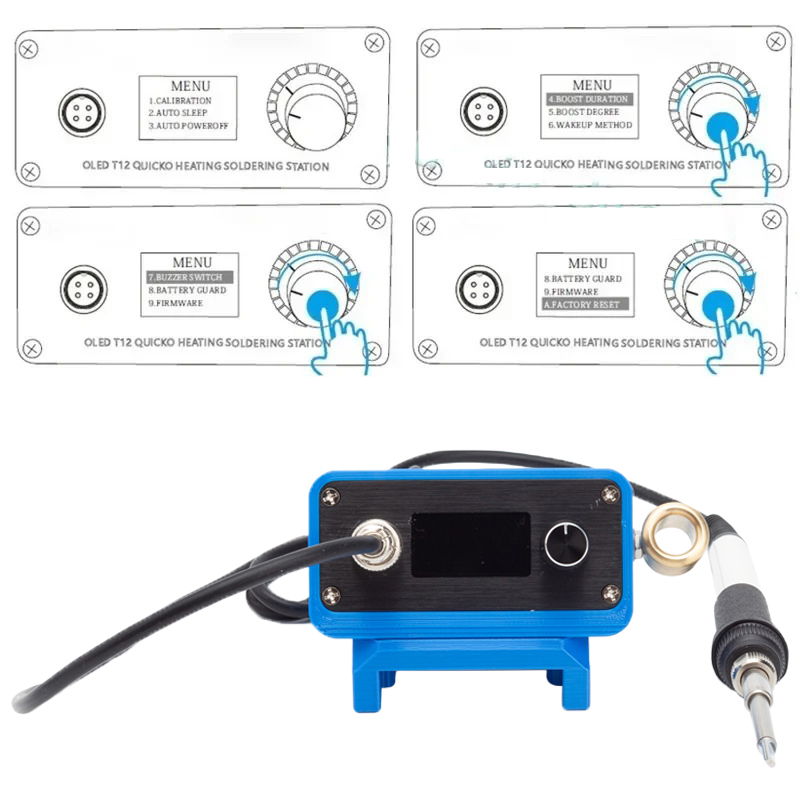 Estação de solda T12 com ferro - T12 Soldering Station Oled avaliação e preço