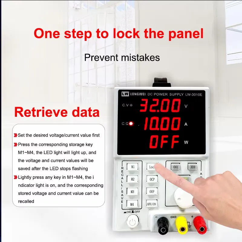 Fonte de alimentação CC ajustá - High Precision Dc Power Supply 30V 10A avaliação e preço