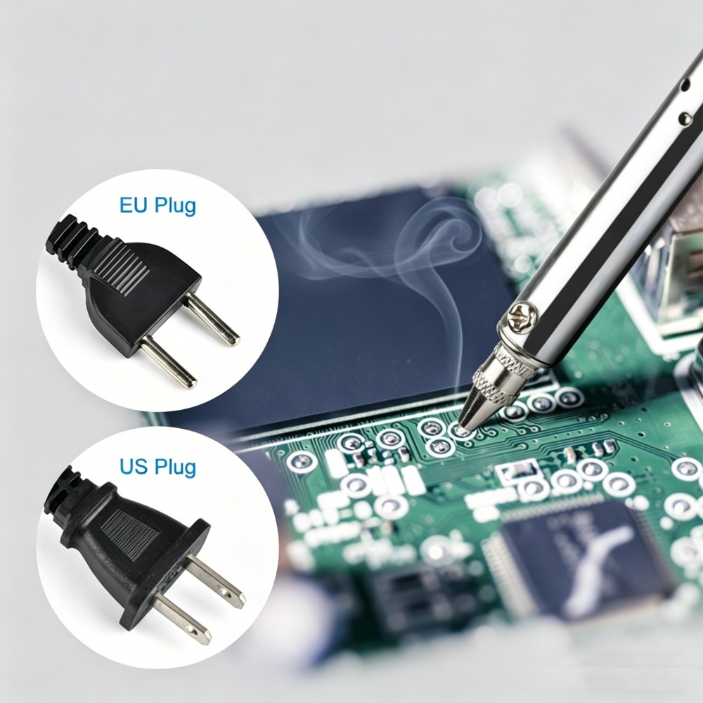 Ferro de Solda Elétrico AC 220 - Desoldering Pump Electric Vacuum Station avaliação e preço