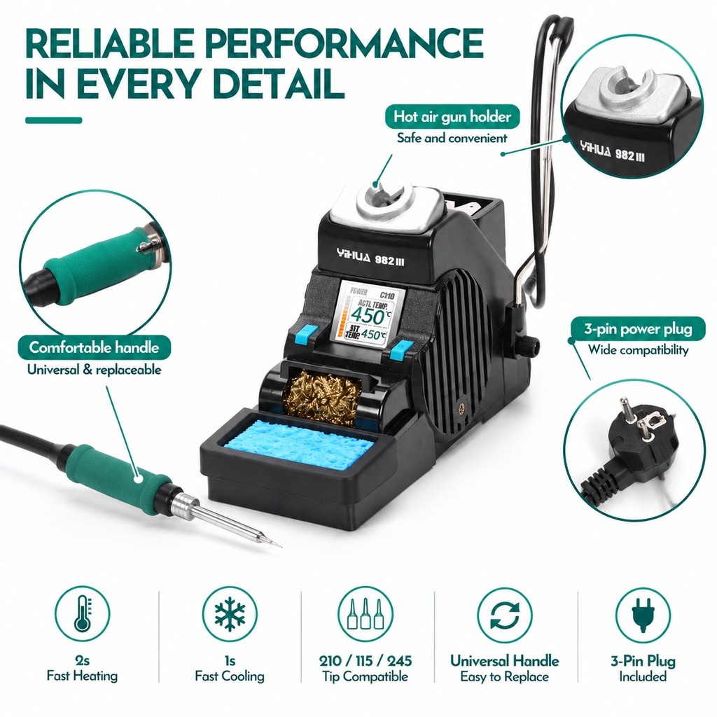 Estação de Soldagem de Precisã - C210 Precision Soldering Station avaliação e preço