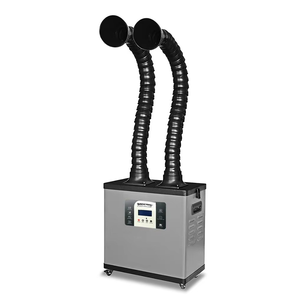 C200y portátil de alta potênci - Fume Extractor Soldering Dual Arm avaliação e preço