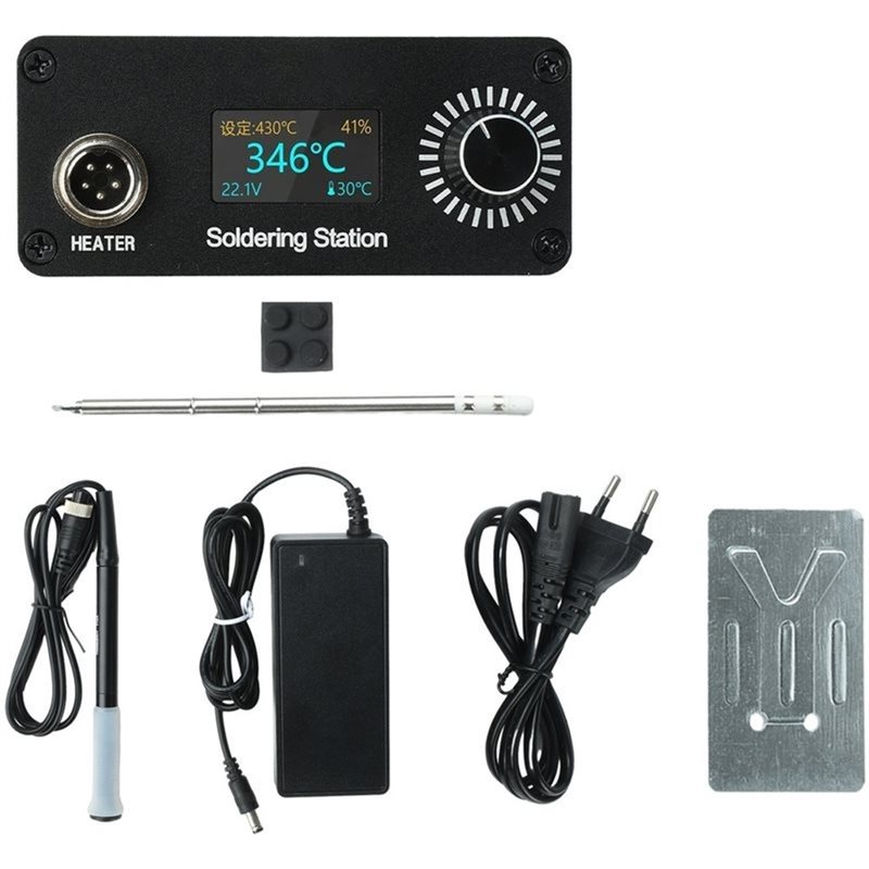 Estação de Solda Portátil B23B - T12 Soldering Station Oled avaliação e preço