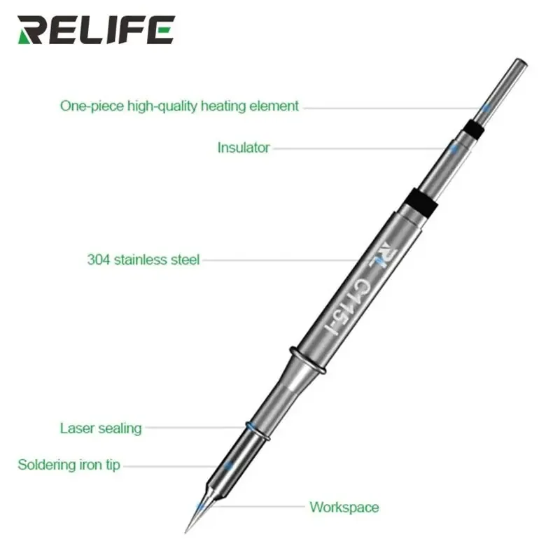 RELIFE C115-K/I/IS Ponta de Fe - C115 Nano Soldering Iron Station avaliação e preço
