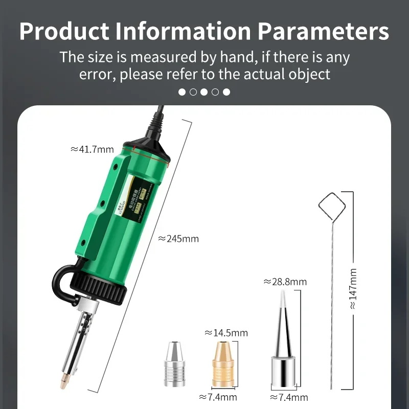 LUXIANZI Novo Ferro de Solda E - Desoldering Pump Electric Vacuum Station avaliação e preço