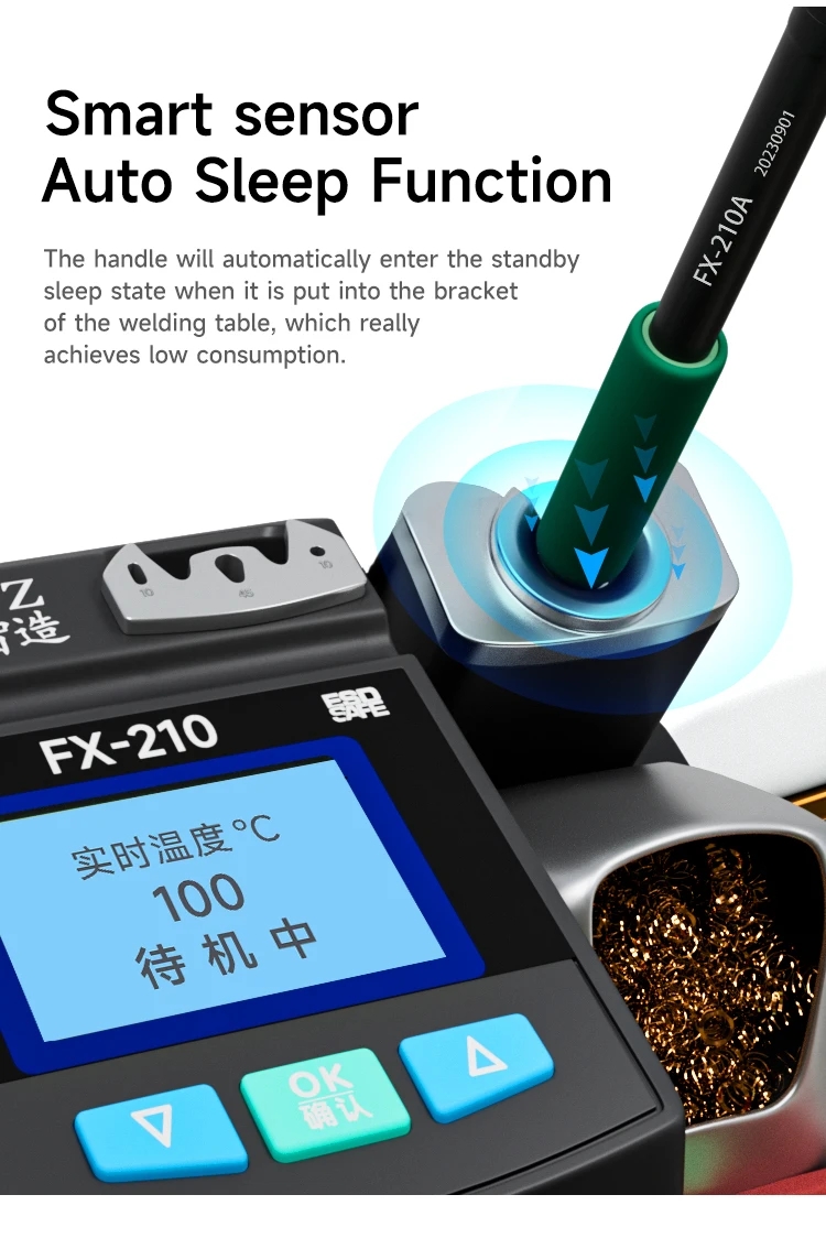 Xzz FX-210 estação de solda de - C210 Precision Soldering Station avaliação e preço