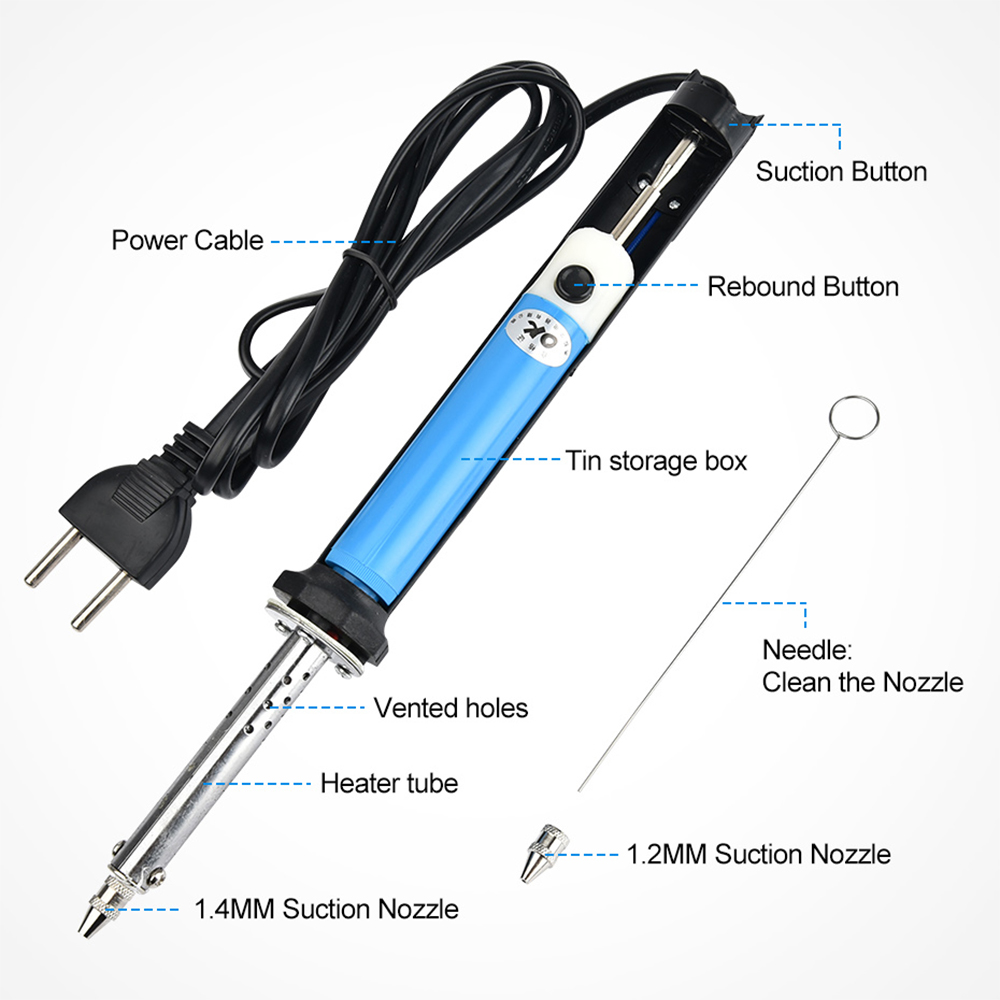 Caneta de Sucção Elétrica para - Desoldering Pump Electric Vacuum Station avaliação e preço