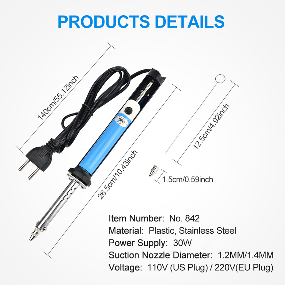 Caneta de Sucção Elétrica para - Desoldering Pump Electric Vacuum Station avaliação e preço