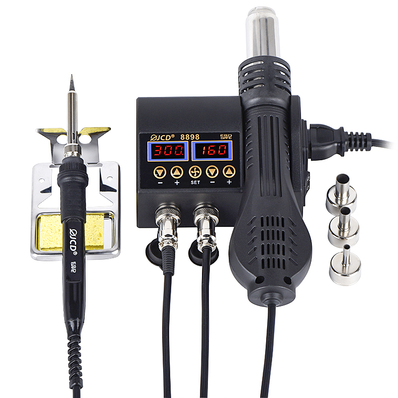 Estação de Soldagem JCD 2 em 1 - 2 In 1 Soldering Rework Station 750W avaliação e preço