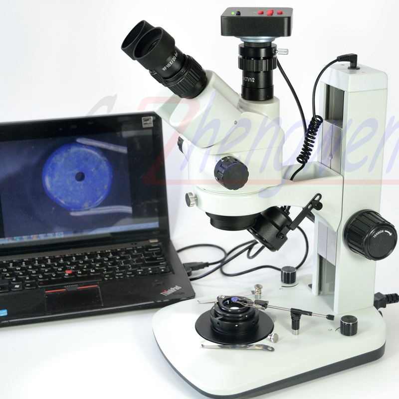 FYSCOPE 3.5X-90X 7X-45X Micros - Trinocular Stereo Microscope 7X-45X avaliação e preço