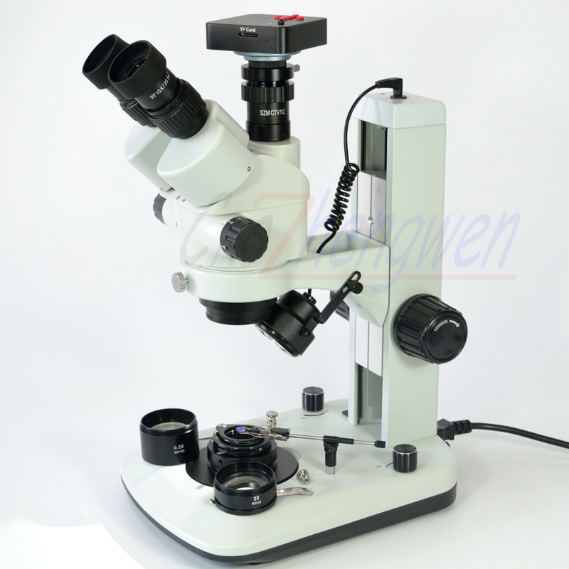 FYSCOPE 3.5X-90X 7X-45X Micros - Trinocular Stereo Microscope 7X-45X avaliação e preço